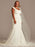 White Mermaid Wedding Dresses With Chapel Train Stretch Crepe Sleeveless Off-Shoulder Buttons Natural Waist Backless Bridal Gowns