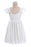 White Ruffle Sleeves Flower Girl Dress Pleated A-line Little Girl Dress for Wedding Party - same as photo / 4y - Flower Girl Dress