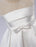 White Flower Girl Dress Tutu Toddlers Knee Length Satin Pageant Dinner Dress
