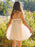 White Flower Girl Dresses Jewel Neck Tulle Sleeveless Short A-Line Bows Kids Party Dresses