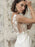White Short Wedding Dresses Illusion Neckline Jewel Neck Short Sleeves Sheath Natural Waist Lace Bows Cut-Outs Ruffles Bridal Dresses