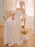 White Simple Wedding Dress A-Line Off The Shoulder Chiffon Strapless Long Bridal Dresses