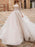 White Wedding Dress A Line Illusion Neckline Long Sleeves Applique With Chapel Train Bridal Gowns