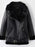 Winter Casual Black Going out Winter Short Fur Coats - Black / S - womens furs & leathers