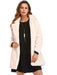 Winter Daily Regular Stand Long Faux Fur Coats - Ivory / S - womens furs & leathers