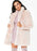 Winter Daily Regular Stand Long Faux Fur Coats - Blushing Pink / S - womens furs & leathers