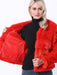 Winter Red Womens Winter Short Fur Coat - womens furs & leathers