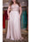 With Applique Floor-Length Elastic Woven Satin Plus Size Dresses - Prom Dresses