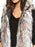 Women Faux Fur Gilet Sleeveless Hooded Light Gray Faux Fur Women Vest