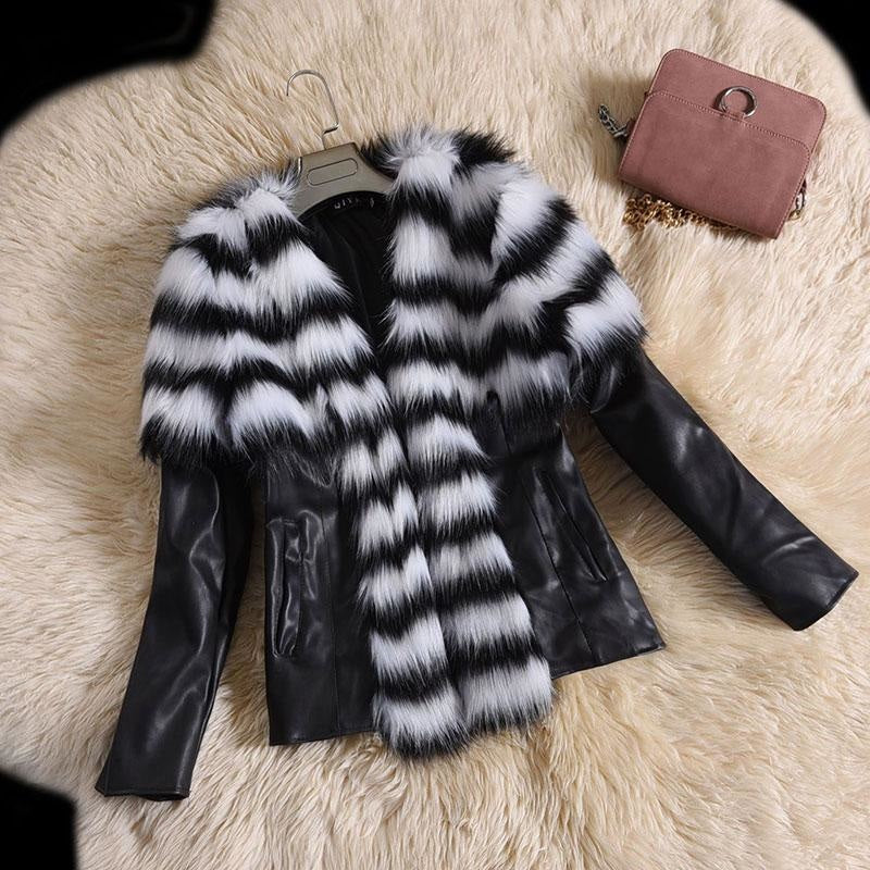 Womens Basic Winter Short Fur Coat - S / White - womens furs & leathers