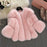 Womens Daily Basic Street Winter Faux Fur Coat - S / Pink - womens furs & leathers