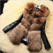 Womens Daily Basic Winter Faux Fur Coat - S / Yellow - womens furs & leathers
