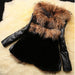 Womens Daily Basic Winter Faux Fur Coat - womens furs & leathers