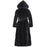 Womens Daily Street Hooded Long Faux Fur Coat - womens furs & leathers