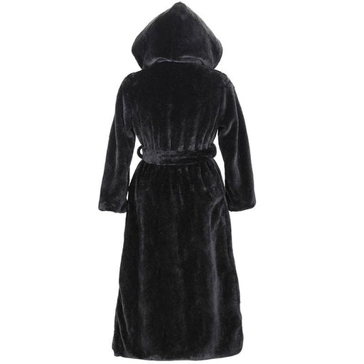 Womens Daily Street Hooded Long Faux Fur Coat - womens furs & leathers