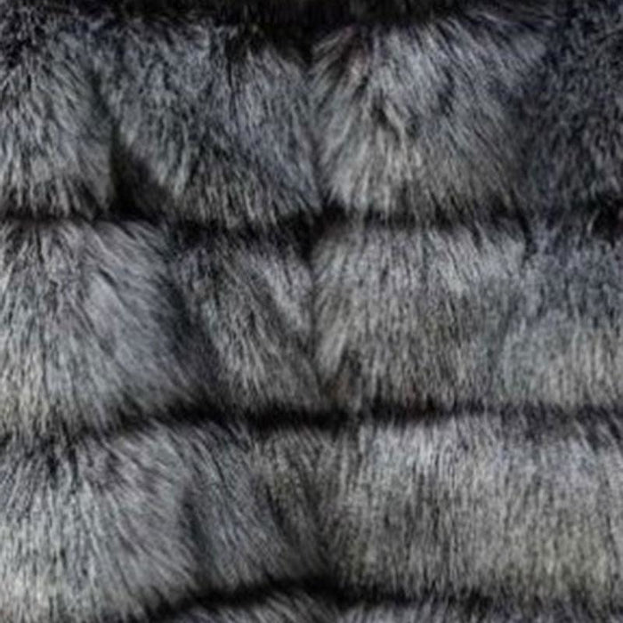 Womens Daily Winter Hooded Faux Fur Coat - S / Deep Grey - womens furs & leathers