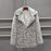Womens Fall & Winter Leopard Daily Faux Fur Coat - S / White - womens furs & leathers