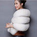 Womens Going out Winter Short Fur Coat - Free Size / White - womens furs & leathers