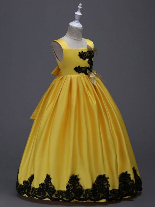 Buy Kids Yellow Frock Online | Couture Gowns for Kids Online –  www.liandli.in