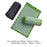 Yoga Mats Relieve Back Pain Spike Mat Head Neck Foot Anti-stress Needle Massager - green with bag